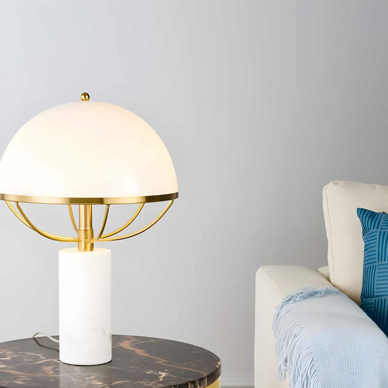 marble Umbrella-shaped table lamp