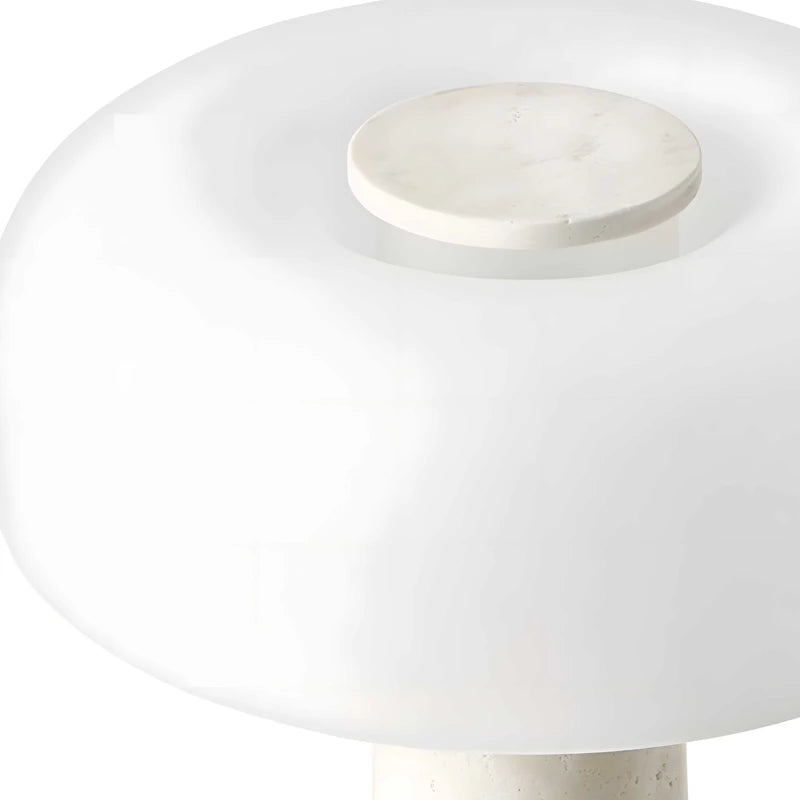Travertine table lamp