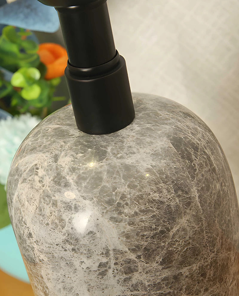 marble canvas table lamp