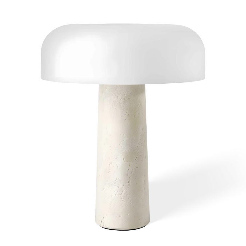 Travertine table lamp