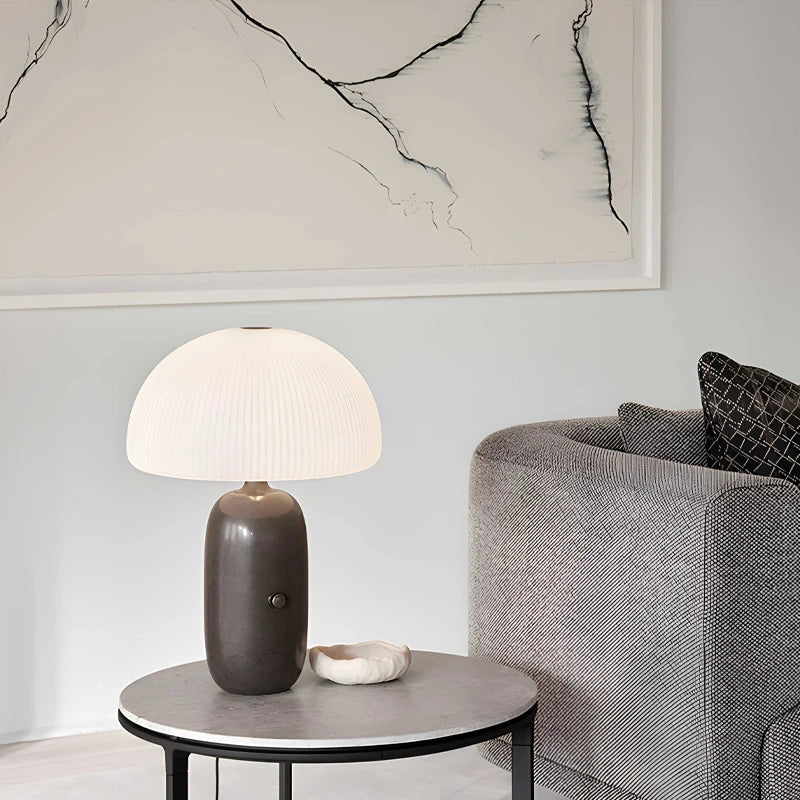 marble Umbrella-shaped table lamp