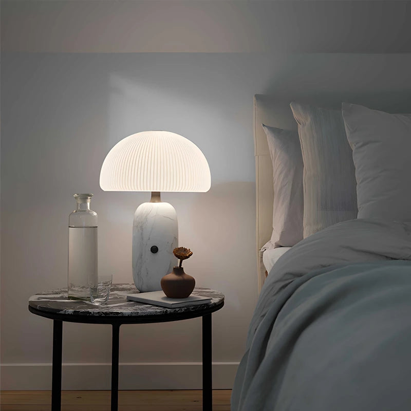 marble Umbrella-shaped table lamp