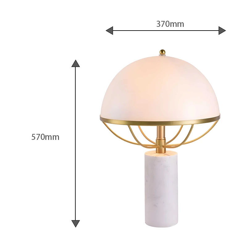marble Umbrella-shaped table lamp