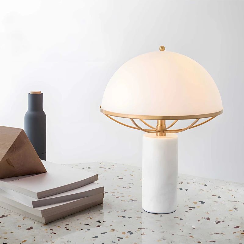marble Umbrella-shaped table lamp