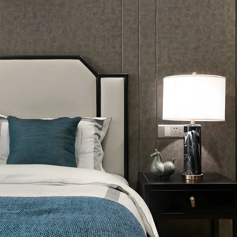 Marble table lamp