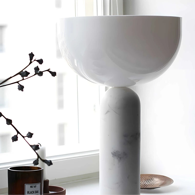 Marble Acrylic Table Lamp