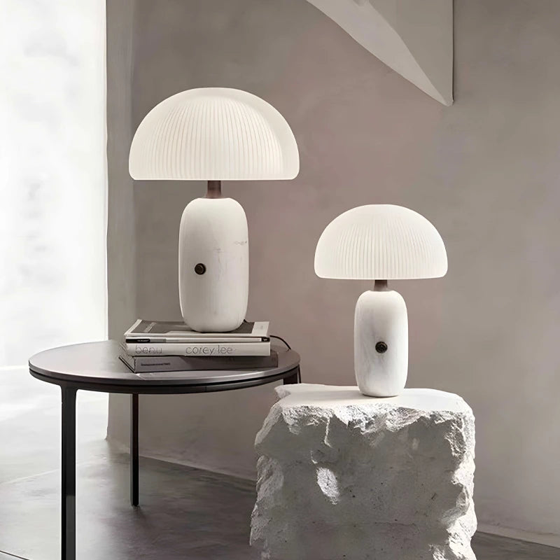 marble Umbrella-shaped table lamp